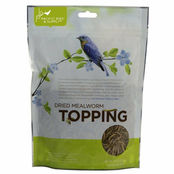 Pacific Bird & Supply TOPPING FOR BIRD DRIED MEALWORM PB-0061